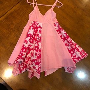 Girls Linen Hawaiian Dress